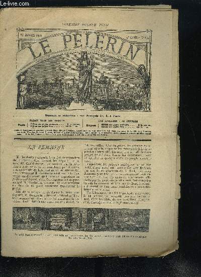 Le Plerin n 264 - La rvision, comdie en douze tableaux, Sainte Agns 21 janvier, Le 4e dimanche aprs l'piphanie, Fleurs de Janvier, Jrusalem, ouvre tes portes