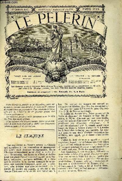 Le Plerin n 313 - Enseignements pontificaux, Jrusalem, Etrennes, Perdons la carte, Le culte des cartes, Visites de fin d'anne, Les enfants, voulez vous qu'ils vivent ?