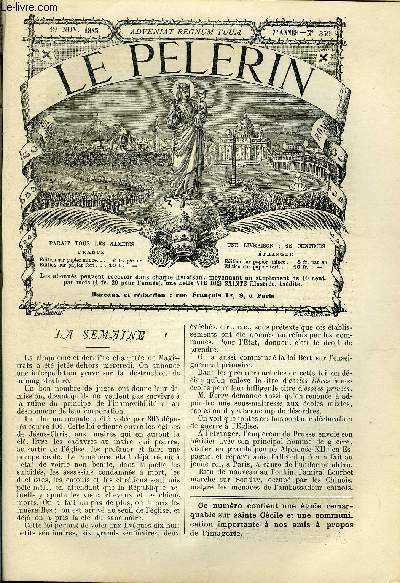 Le Plerin n 359 - Notre dame de Guadalupe, Sainte Ccile, L'Angelus, A propos de Madagascar, Lettres de Louis Veuillot, L'hospitalit