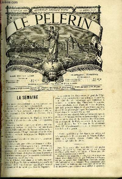 Le Plerin n 575 - Jubil du pape, muse du cinquantenaire, L'exposition des cadeaux, Y va-t-on ?, Sa Saintet Lon XIII, Revue rcrative de la semaine