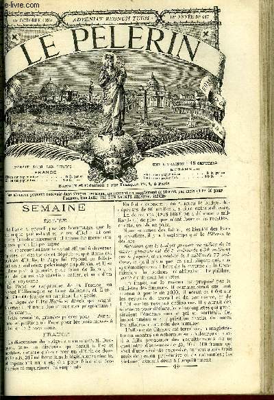 Le Plerin n 617 - Rosaire pour les morts, 2 novembre, Les possds, Le voyage d'un empereur, Signes, Monument du T.R.P. d'Alzon, La Toussaint