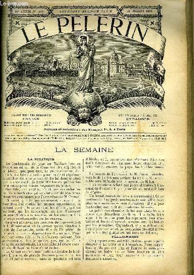 Le Plerin n 915 - Congrs eucharistique, Pieuse idylle par Alfred de Besancenet, Le voyage de Paris a Saint Cloud par terre et par mer