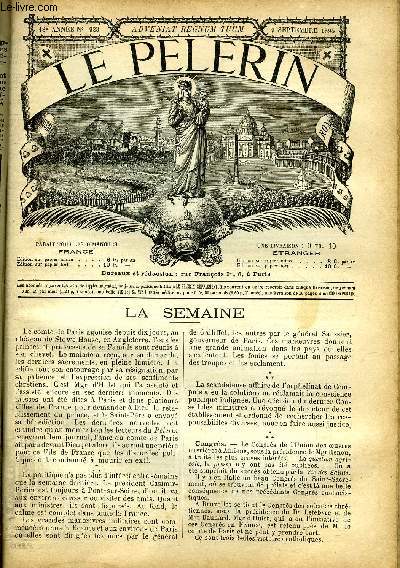 Le Plerin n 923 - La dernire gerbe, Le plerinage national de 1894, Les miraculs, Perscution de l'enfance, M. Aubaret, Tu es toque !