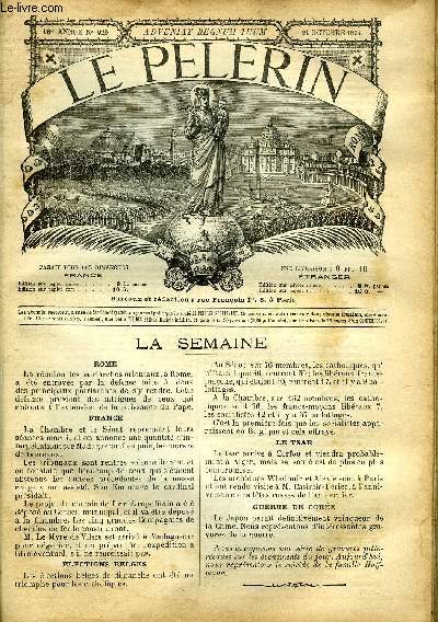Le Plerin n 929 - La guerre, La pense de la mort, La misre sans Dieu, Charles Rossard et Louise Sicot, Palais des vivants et des morts