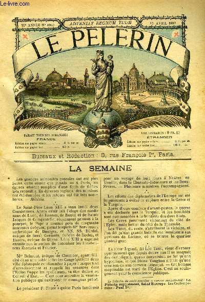 Le Plerin n 1060 - Princes de l'glise, Episcopat, Taxi dmasqu, Chauffons, La guerre grco-turque, Catastrophe de brousse, De la main gauche par H. Barrau, L'anneau d'or par Rene d'Ablancourt