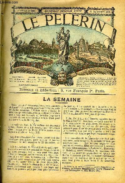 Le Plerin n 1200 - Mgr Schoepper, Le jubil, Le rosaire du moine par Lucien Thomin