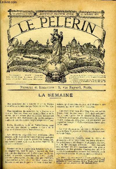 Le Plerin n 1242 - Mois des trpasss, Mariage, L'migration des exotiques, La maffia, un procs monstre en calabre, Couronnement de Notre Dame du voeu a Hennebont, Bonnes leons (suite), L'rection de l'glise de N.D. de Mayenne en basilique mineure