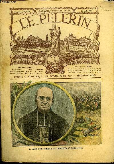 Le Plerin n 1295 - L'abb juin, Le mditerranen, Gesta Dei per Francos, La socialisation de la proprit par Henriot, Lourdes, Les hros du christianisme (suite) par Dom Marie Bernard, Une soire tranquille (suite)