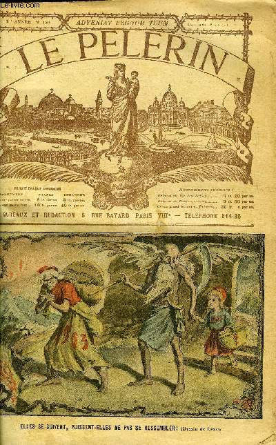 Le Plerin n 1409 - L'audience du sacre-collge, Projet, Un prisonnier de six mois, Sainte Genevive et Paris, Le cardinal Merry Del Val et les jeunes gens