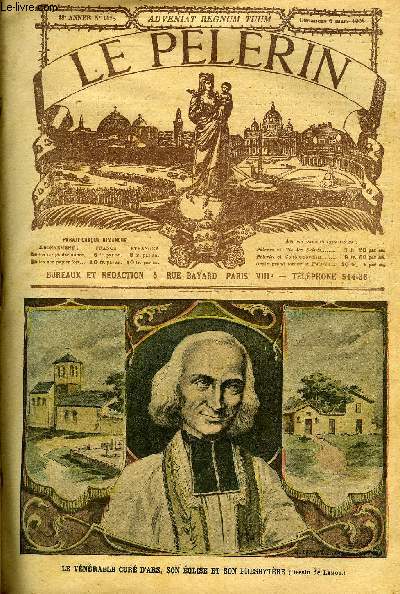 Le Plerin n 1418 - Le vnrable Cur d'Ars, Une catastrophe dans les Alpes, Le gnral Kouropatkine, Les croiss a Jrusalem, Chez nos allis les Russes, L'impossible rparation (suite) par Pierre Cern, Comment on se bat sur mer, Les torpilles