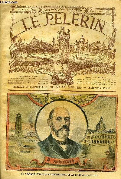 Le Plerin n 1453 - Un ministre duqu, Une lection, Le colosse d'argile (suite) par Jean Desmauvrets, Programme d'tudes par Henriot