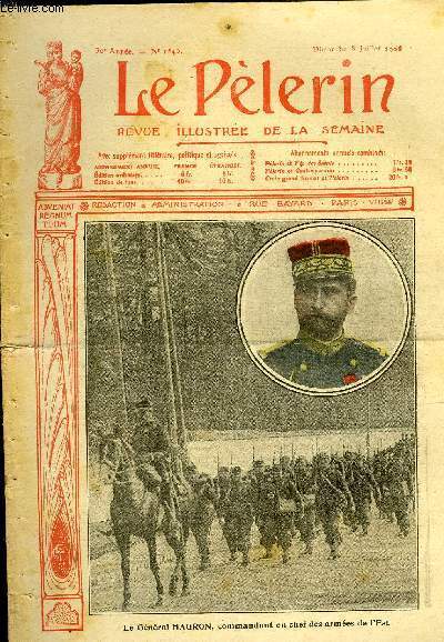 Le Plerin n 1540 - Le gnral Hagron, commandant en chef des armes de l'Est, Une charge de Taureaux, Le maire du Palais, Quatre milliards, Solange de Morthone (suite) par Clment d'Othe