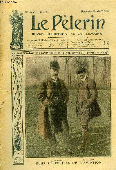 Le Plerin n 1704 - Deux clbrits de l'aviation, La dfaite du Roghi, La conqute de l'Ouada, Les merveilles de Londres, Le passeport, Le capitaine Rex (suite) par Roger Duguet et Georges Thierry