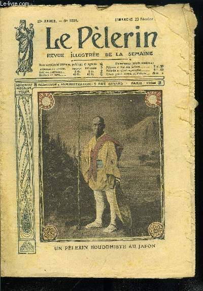 Le Plerin n 1886 - Un plerin bouddhiste au Japon, Alors, ils le reconnurent, Enlis !, La marche triomphale de l'glise, Ave Maria, Le Credo, Les sondeurs d'abimes (suite) par Maurice Champagne