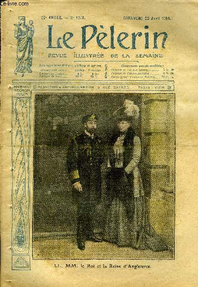 Le Plerin n 1947 - LL. MM. le Roi et la Reine d'Angleterre, Funrailles de l'impratrice du Japon, Les nouvelles lois lectorales, Au Mexique, Soyons prts, Le R.P. Roblet, explorateur cartographe a Madagascar, La tour vive (suite) par Georges Thiry