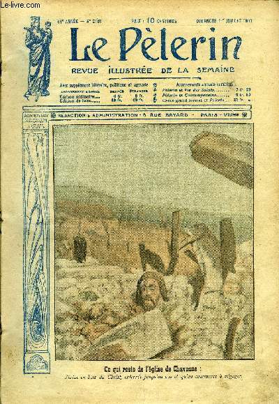 Le Plerin n 2101 - Ce qui reste de l'glise de Chavonne, Admirables sentiments, Une encyclique sur la prdication, Il rallume, Dans le vent de la rvolution, Le concours des Etats Unis, Un drame dans une carlingue, Le fusil lance-grenades, Le baron Ren
