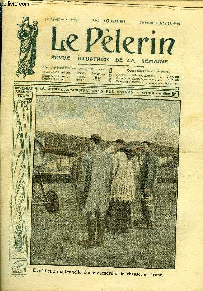 Le Plerin n 2182 - Bndiction solennelles d'une escadrille de chasse, au front, Le code moral et religieux de la famille, Sauvetage en Seine, Battus mais contents, A la recherche des trsors engloutis au fond des eaux, Autour d'un clocher (suite)