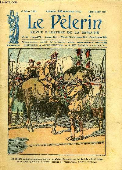Le Plerin n 2366 - Champollin et l'gyptologie, Un problme rsolu : la haute-silsie, Marthe de Bthanie, Mgr Faugier, vque auxiliaire de Lyon, Le moulin hant (suite) par Gouraud d'Abancourt, Le rveil (suite) par Edmond Coz