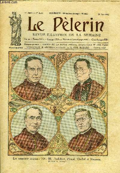 Le Plerin n 2518 - La cathdrale et l'vque de Dijon, La pche a l'ourson, Le Colise, Rome et Jrusalem, Navires porte avions, Le baptme de cloches au Maroc, La vengeance du pharaon (suite) par Xavier d'Abeuse