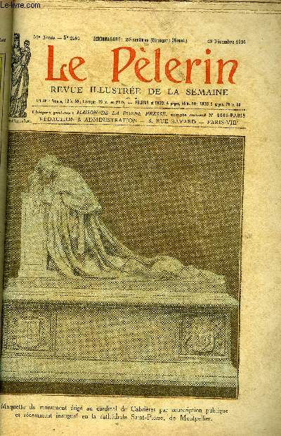 Le Plerin n 2595 - En Chine, Le doyen du Sacr Collge, Au grand Saint Bernard, Chez les bots (suite) par Domrmy