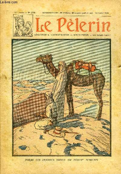 Le Plerin n 2759 - Parmi les grandes dunes du dsert africain, Pour rsoudre le problme scolaire, Une chapelle en quatre jours, Prends ma place n13 par Marthe Fiel