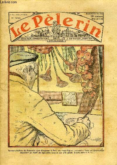 Le Plerin n 2956 - La manufacture de Beauvais vient d'exposer a Paris de magnifiques ensembles, Le docteur Roux, L'homme a l'ventaire n20 par Oliviero