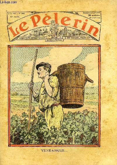 Le Plerin n 3054 - Vendanges, La mort du dictateur, Nouveaux clochers sous le ciel de Paris, Le Plerin prsente : les huitres, Iphignie chez pharaon n28 par Myriam Catalany