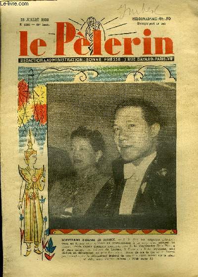 Le Plerin n 3252 - Souverains d'empire en France, L'impossible mari, 14 juillet, L'pope de la charit, La prire de l'agent de police, En attendant bb, Terre d'angoisse par Pierre Nord