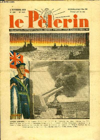 Le Plerin n 3267 - Marine anglaise, Les pis murs, Les attaques contre le Firth of Forth, Les groupes de lait, Le vin nouveau, L'homme s'il est seul par Pierre Pirard