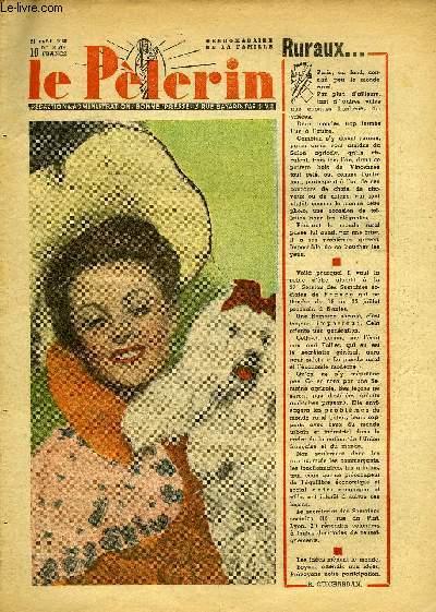 Le Plerin n 3519 - Moritz, Quand le batiment ira, La R.V.T. pour les femmes ayant lev cinq enfants, D=ME=59=Nord, Le taudis coute cher, Confidences d'une trousse noire n28 par A.J. Cronin, Soucoupes volantes, Les foules a Rome, La source au trsor