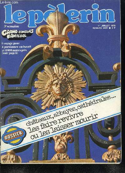 Le Plerin n 5039 - Californie : nouveau rush du patin a roulettes, Les faire revivre ou les laisser mourir ?, Les derniers cousins de Louisiane, La Cote d'Azur par J.J. Antier, La carte du Tour de France 1979