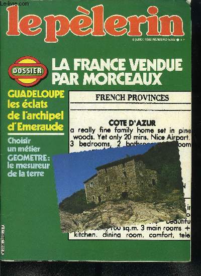 Le Plerin n 5092 - Guadeloupe : les clats de l'archipel d'Emeraude, Le 16e tour de l'Aude cycliste, La France vendue par morceaux, Que la lumire soit