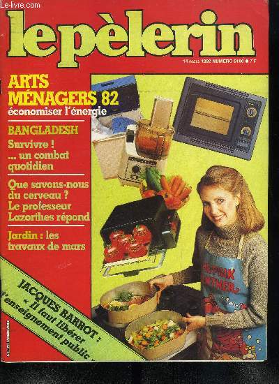 Le Plerin n 5180 - La moiti de la France aux urnes, Jacques Barrot au Plerin : il faut librer l'enseignement public, Un renouveau pdagogique ?, Le voyage du prsident Mitterrand en Isral, les ractions a Jrusalem et dans le monde arabe