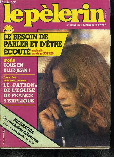 Le Plerin n 5234 - Rencontre avec Mgr Jean Vilnet, Rgions : des taxis collectifs, Le non des tudiants en mdecine, Mdecins franais des champs de bataille, Cinma : Gandhi, Nicaragua : la rvolution dtourne