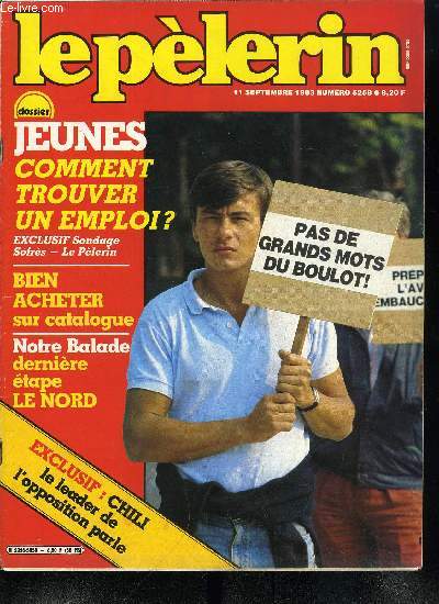 Le Plerin n 5258 - Isral : Bgin s'en va : qui lui succdera ? La coalition gouvernementale choisit Shamir, Blanc bonnet et bonnet blanc ?, Chili, le gnral Pinochet, sera-t-il bientot contrait a quitter le pouvoir ?, Claude Fachard a vu pour nous