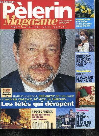 Plerin Magazine n 5906 - Inondations de l'Hrault : les orages sont-ils responsables ?, La grande colre des pcheurs a pied, Tlvision : trop de drives, Tours la royale en pleine renaissance, Gros plan sur la carte d'identit scuris