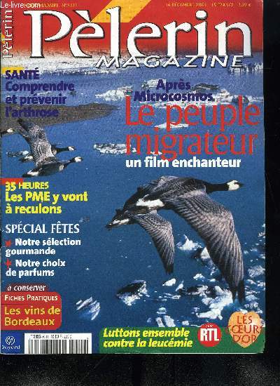 Plerin Magazine n 6211 - Rencontre avec Jean Mattoli, homme de mmoire, Peut-on avoir confiance dans les juges ?, Le dernier combat des Afghans : le froid et la faim, Le pape appelle au jeune, le 14 dcembre, Les coeurs d'or : l'espoir de la greffe
