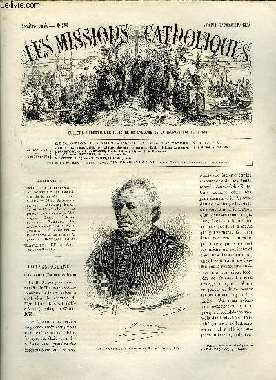 Les missions catholiques n 328 - Iles Samoa, Election d'un roi, tat de la misison, Le Brahmanisme, Les Arabes nomades de la Msopotamie, Constantine Le pays, NN. SS. Foerster et de Ketteler