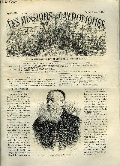 Les missions catholiques n 335 - Abyssinie, Arrive de Mgr Touvier, tat de la mission, Les Osages catholiques et le gouvernement des Etats Unis, Assemble du comit diocsain de Paris, Mgr Apelian, Le cabcre Qounou