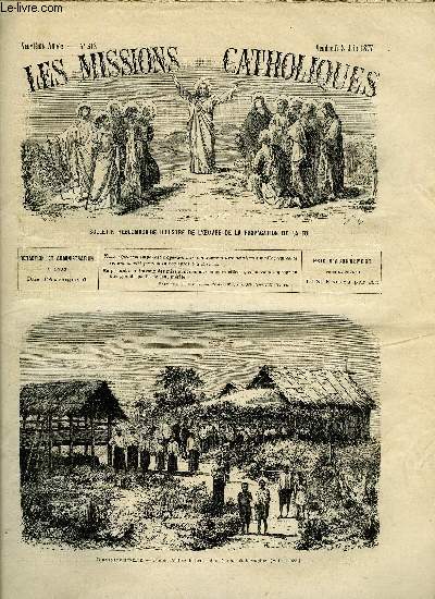 Les missions catholiques n 418 - Chan-tong, La famine, Le jubil piscopal de S.S. Pie IX et les missions, Eglise de leto, Village de Leto, Vue de Cim