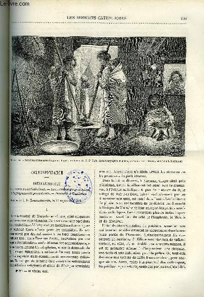 Les missions catholiques n 750 - Constantinople, conversions au catholicisme, les patriarcats armniens et la propagande protestante, Scne d'intrieur dans une case malgache par le R.P. Abinal, La mission de Cochinchine occidentale par M. Louvet