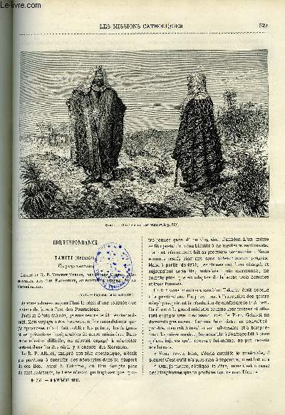 Les missions catholiques n 753 - Tahiti, en pays mormon, lettre du R.P. Vincent Terlin, Esquisse d'une flore mdicale et industrielle - Papayaces, Une excursion a Ghazir par le R.P. Ducat