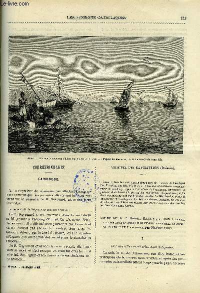 Les missions catholiques n 823 - Cambodge, Archipel des navigateurs, Un coin de l'arabie heureuse par le R.P. Le Roy, Arrestation et captivit de M. Guillon