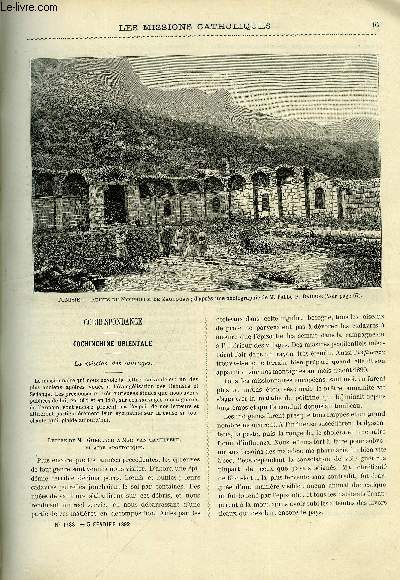 Les missions catholiques n 1183 - Cochinchine orientale, la mission des sauvages, Le chang-hai chrtien et le chang-hai payen par le R.P. Ravary, De Carthage au Sahara par l'abb P. Bauron