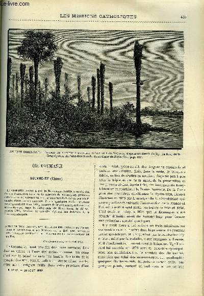 Les missions catholiques n 1212 - Kouang-Sy, Au Kilima-Ndjaro par Mgr Alexandre Le Roy, de Zanzibar au Kilima-Ndjaro, Voyage dans le septentrionale par le R.P. Jullien, Sur les rives du fleuve Saint Joseph