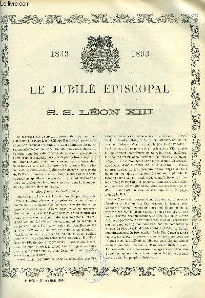 Les missions catholiques n 1238 - Le jubil piscopal de S.S. Lon XIII, Haut-Zambze, la mission en 1892, Au Kilima-Ndjaro par Mgr Alexandre Le Roy, Les hypoges de l'ile des pins par le R.P. Lambert