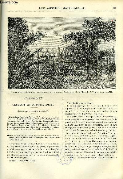 Les missions catholiques n 1276 - Cochinchine septentrionale, les princes annamites perscuts, Le muse de l'oeuvre de la propagation de la foi a l'exposition internationale de Lyon en 1894, Voyage a Port-Lon, Mon journal de bord de St Nazaire