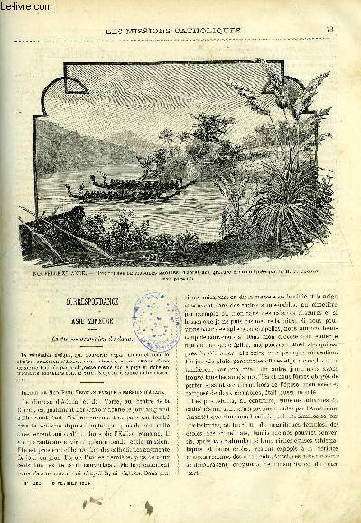 Les missions catholiques n 1289 - Asie Mineure, le diocse armnien d'Adana, A la recherche des ames, excursion de Kabylie, Rcits maoris par le R.P. Cognet, Chez les sauvages de la Cochinchine orientale par M. Guerlach