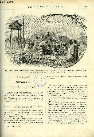 Les missions catholiques n 1296 - Tch-kiang, l'hopital Saint Joseph a Ning-Po, Une mission au Bechuanaland par le R.P. Porte, Rcits maoris par le R.P. Cognet, Chez les sauvages de la Cochinchine orientale par M. Guerlach