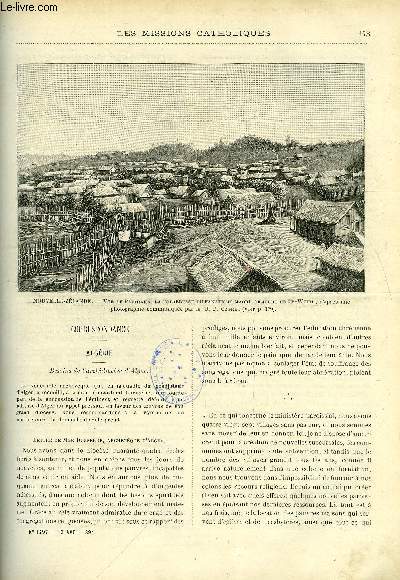 Les missions catholiques n 1297 - Algrie, besoins de l'archidiocse d'Alger, Rcits maoris par le R.P. Cognet, Une mission au Bechuanaland par le R.P. Porte, Chez les sauvages de la Cochinchine orientale